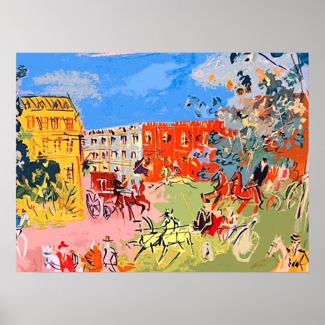 Póster Jean Dufy Horsemen Poster (Frente)