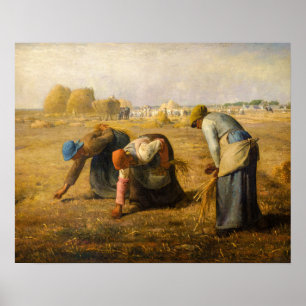 Póster Jean-Francois Millet - Las espigadoras