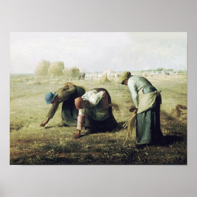 Póster Jean François Millet, los ganaderos (Frente)