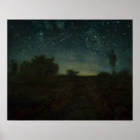 Jean-Francois Millet - Noche estrellada