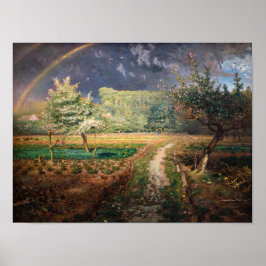 Póster Jean-Francois Millet - Primavera en Barbizon