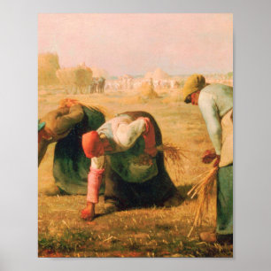 Póster Jean Francois Millet - The Gleaners 1857