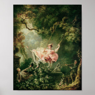 Póster Jean-Honoré Fragonard - El Swing