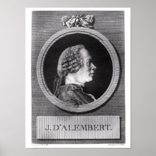 Póster Jean le Rond d'Alembert