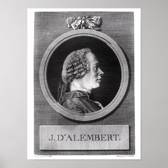 Póster Jean le Rond d'Alembert (Frente)