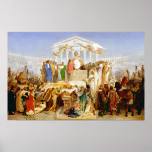 Póster Jean-Léon Gérôme la edad de Augustus