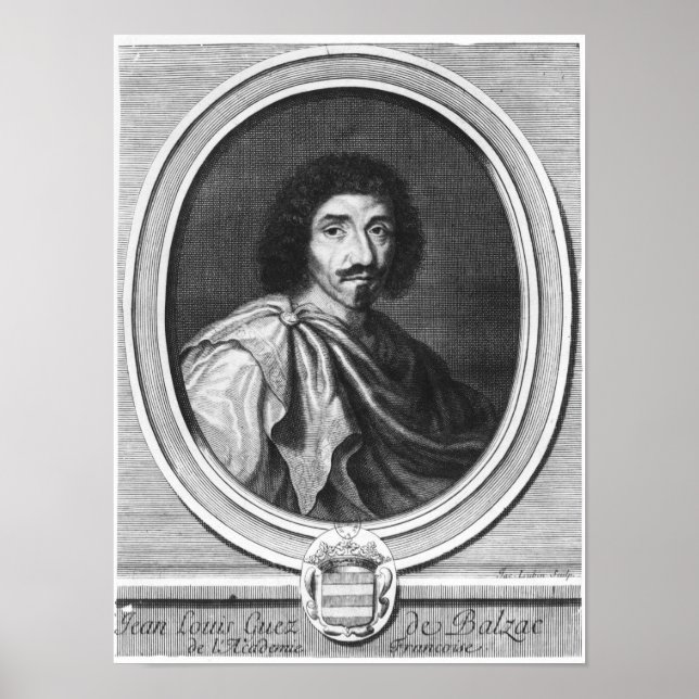 Póster Jean Louis Guez de Balzac (Frente)