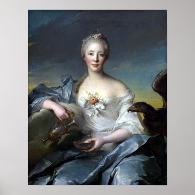 Póster Jean-Marc Nattier Madame Le Fèvre de Caumartin (Frente)
