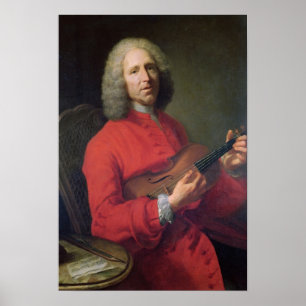 Póster Jean-Philippe Rameau con un violín