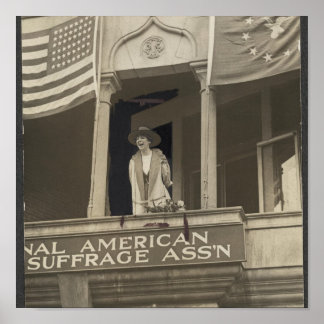 Póster Jeanette Rankin - Primera Congresista