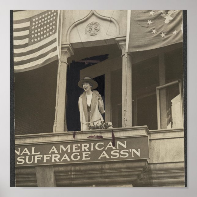 Póster Jeanette Rankin - Primera Congresista (Frente)