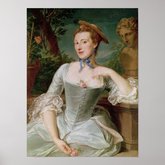 Póster Jeanne Antoinette Poisson Marquise de Pompadour (Frente)