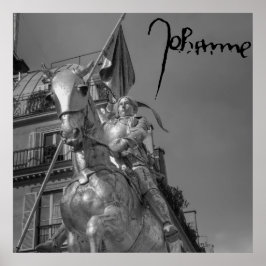 Póster Jeanne d'Arc Johanna von Orléans Emmanuel Frémiet