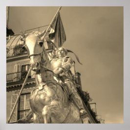 Póster Jeanne d'Arc Johanna von Orléans Emmanuel Frémiet