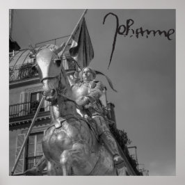 Póster Jeanne d'Arc Johanna von Orléans Emmanuel Frémiet