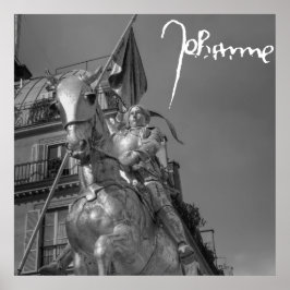 Póster Jeanne d'Arc Johanna von Orléans Emmanuel Frémiet