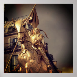 Póster Jeanne d'Arc Saint Joan - París - Emmanuel Frémiet