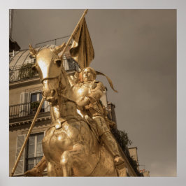 Póster Jeanne d'Arc Saint Joan - París - Emmanuel Frémiet