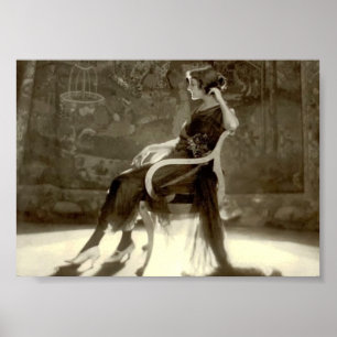 Póster Jeanne Eagels de Adolf de Meyer 1921