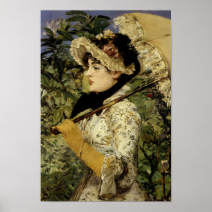 Póster Jeanne: Primavera de 1881 por Manet