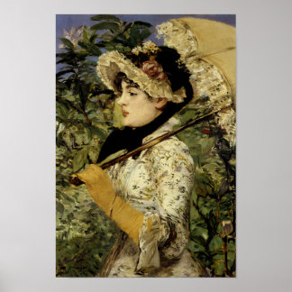 Póster Jeanne: Primavera de 1881 por Manet