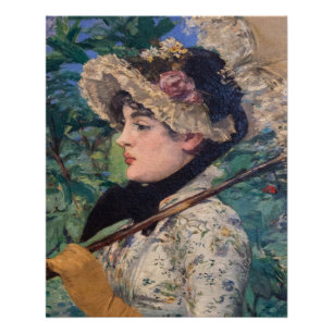 Póster Jeanne (Primavera) De Édouard Manet