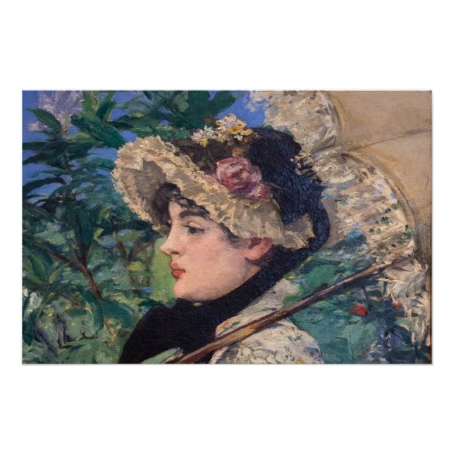 Póster Jeanne (Primavera) De Édouard Manet (Anverso)