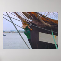 "Jeannie Johnston" Tall ship, mascarón