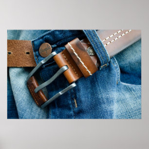 Póster Jeans azules