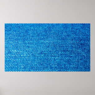 Póster jeans de tela denim jeans azules