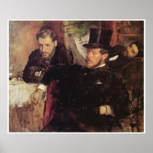 Póster Jeantaud, Linet y Laine, 1871 - Edgar Degas