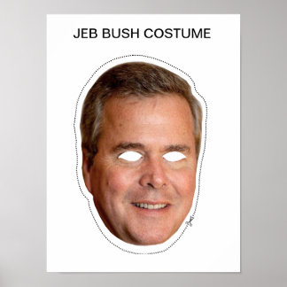 Póster Jeb Bush Costume