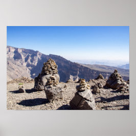 Póster Jebel Shams - Sultanato de Omán