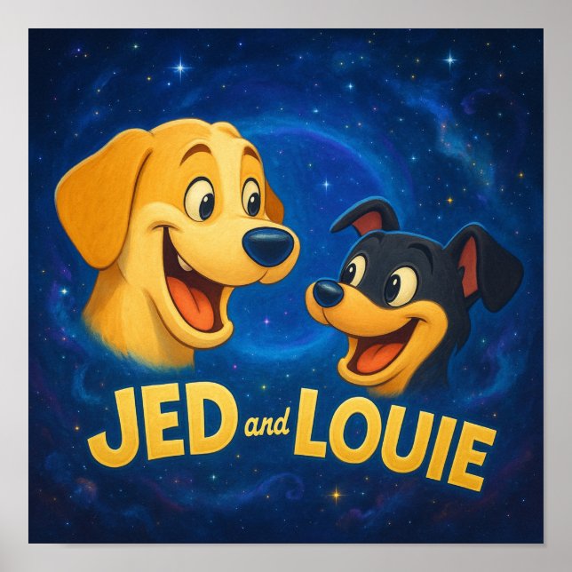 Póster "Jed & Louie" (Frente)