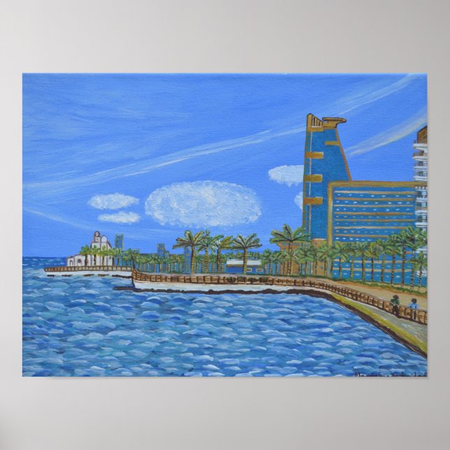 Póster Jeddah saudi arabia (Frente)