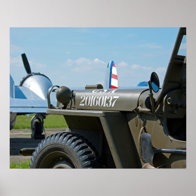 Póster Jeep and Beechcraft (Frente)