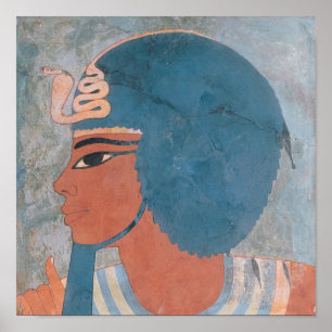 Póster Jefe de Amenophis III desde la tumba de Onsou