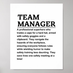 Póster Jefe de equipo