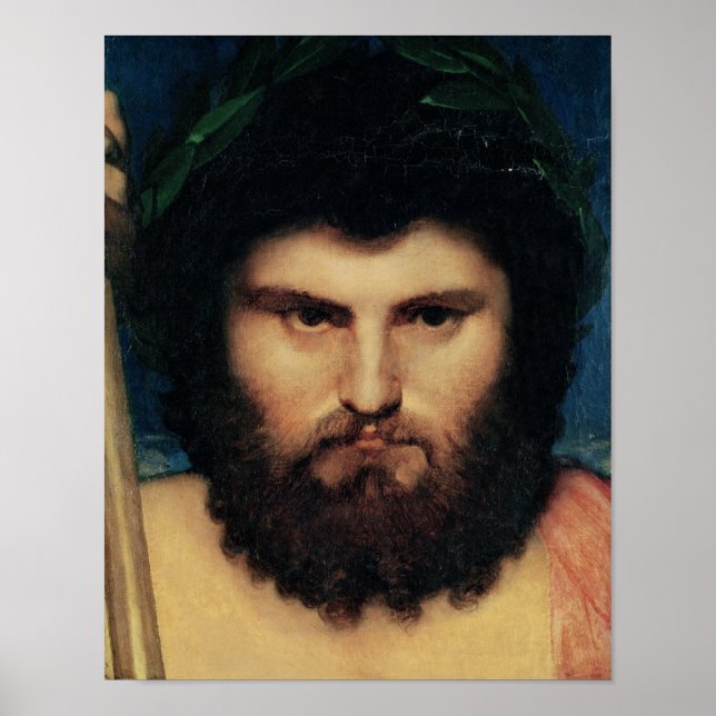 Póster Jefe de Júpiter, estudio para Júpiter y Thetis (Frente)