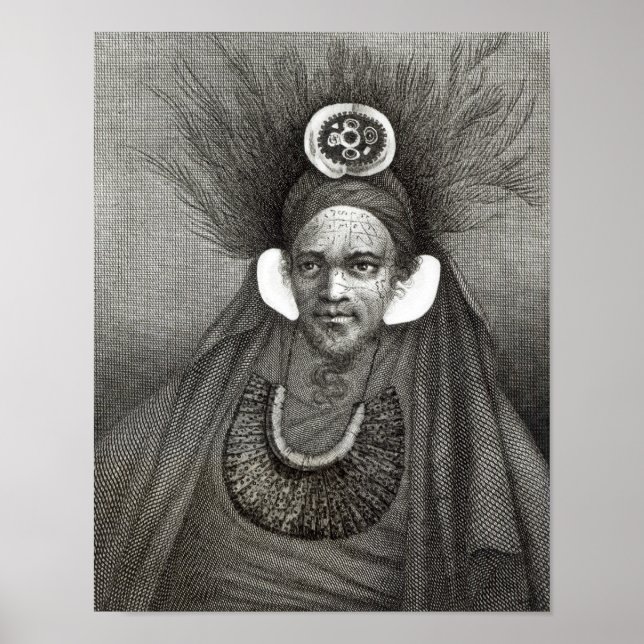 Póster Jefe de St.Christina, ilustracion de (Frente)