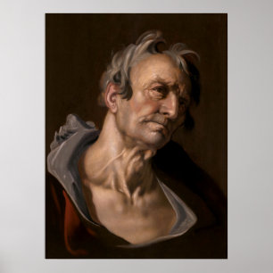 Póster Jefe de un anciano por Abraham Bloemaert
