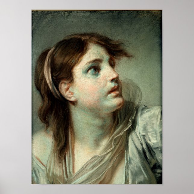 Póster Jefe de un joven Chica (Frente)