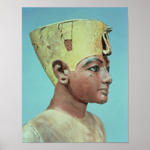 Póster Jefe de un "maniquí" del Tutankhamun joven