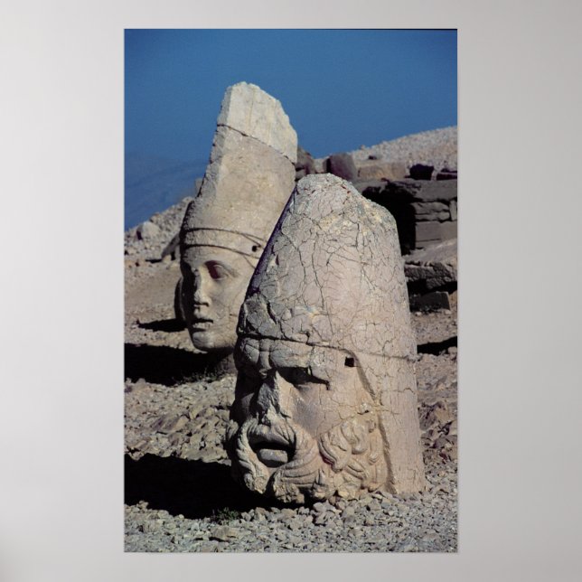 Póster Jefe de Zeus-Oromandes y una diosa (Frente)