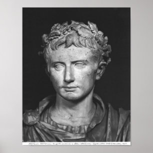 Póster Jefe del emperador Augustus