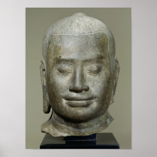Póster Jefe del Rey Jayavarman VII
