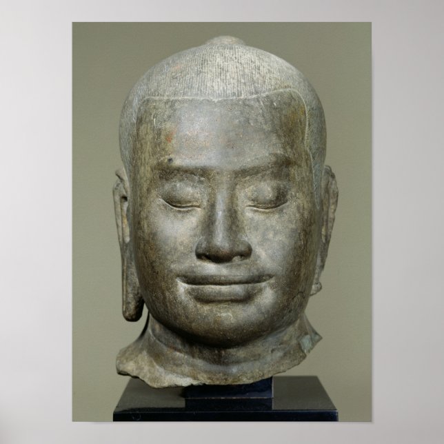 Póster Jefe del Rey Jayavarman VII (Frente)