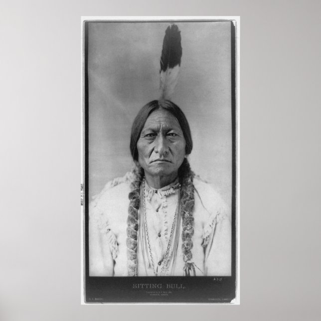 Póster Jefe indio indio lakota (Frente)