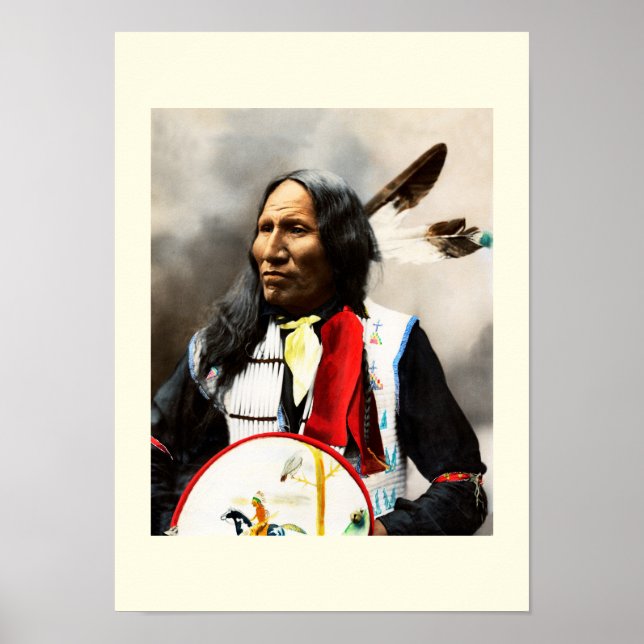 Póster Jefe indio sioux (Frente)