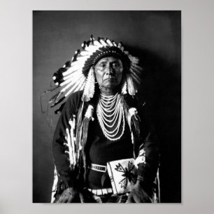 Póster Jefe Joseph - Nez Perce Jefe - Circa 1900